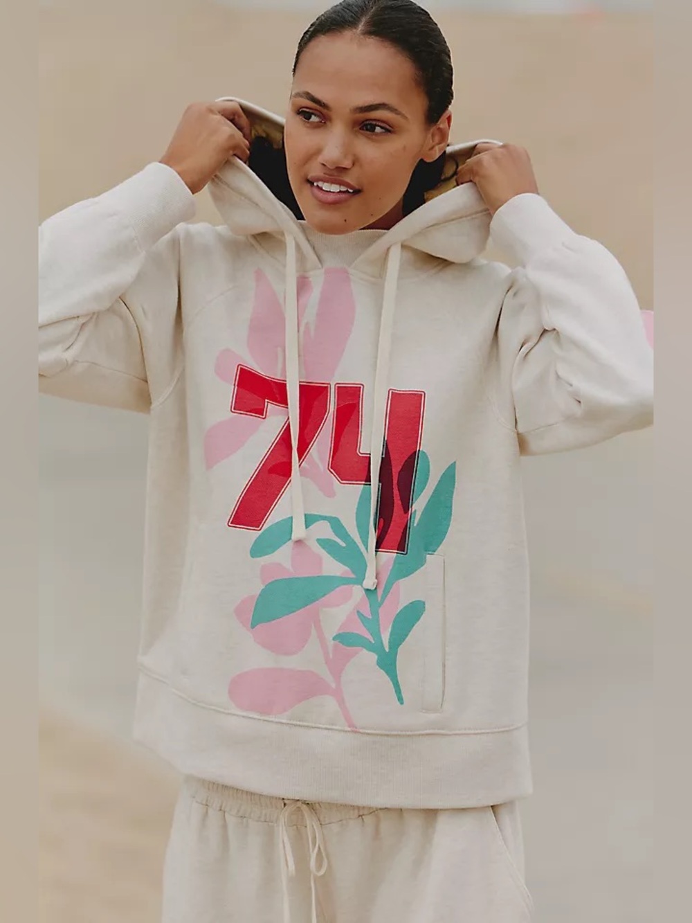 Anthropologie Daily Practice Slim Fit Hoodie